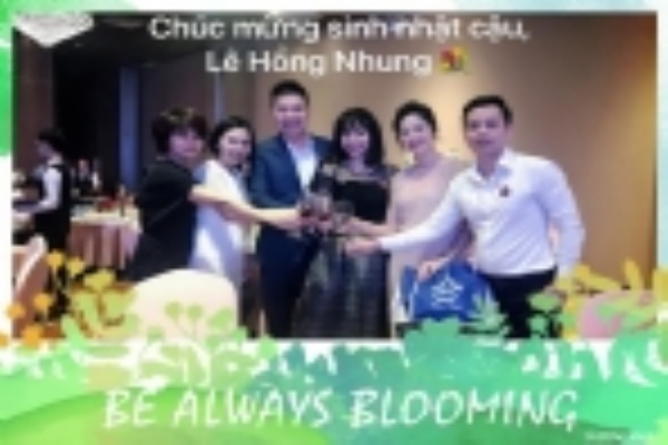 Chúc mừng sinh nhật Lê Hồng Nhung